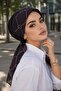 وشاح أسود بنمط العلامة التجارية - 2