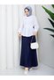 Terikoton Fabric - Corseted Waist with Corset Support - Women's Hijab Shirt - 4