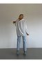 Light Blue High Waist Mom Fit Women's Jean Trousers - 4