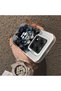 Poco X7 Compatible Silicone Edge Hard Back Case Couple Phone Case with Lion Pattern - 4