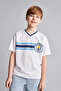 Manchester City New Regular Fit V-Neck Tulle Short Sleeve T-Shirt for Boys H7871A826Hs - 3