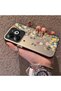 Infinix Smart 8 Compatible Silicone Edge Hard Back Case Couple Phone Case with Floral Pattern - 2