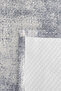 Blue Gray Modern Young Room Single Pique Set - Marble Textured 160X220 cm Quilted Bedspread - 7