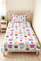 Crowned Pink Girls' Pique Set - Pastel Mint Purple Baby Room Seasonal Bedspread - 160X220 cm - 4