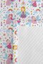 Pink Fairy Tale Girl's Pique Set - Pastel Rainbow Floral Baby Room Bedspread 160X220 cm - 7