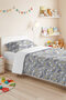Rainbow Cloud Girl's Pique Set - Starry Yellow Lilac Baby Room Bedspread - 160X220 cm - 8