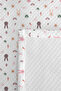 Pink Rabbit Girl's Pique Set - Pastel Rainbow White Baby Room Bedspread - 160X220 cm - 7