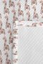 Giraffe Pink Pastel Girl's Pique Set-Cute Gray Minimal Baby Room Bedspread-160X220 cm - 7