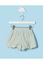 Infant Girls Green Schiffli Shorts