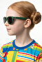 Fimi Green Black Girls' Sunglasses - 3