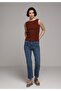 Slim Fit Sleeveless Women's Brown Tank Top - 3