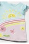 Newborn Baby Girl Combed Cotton Dress Blue - 3