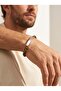 Cobra Eye Natural Stone Plate Steel Chain Men's Premium Bracelet 01869
