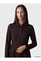 Two Mt Shop Quality Lcw Everyday Brown Diving Fabric Plain Standard & Regular Polo Collar Long Sleeve Shirt - 2