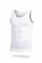 Men's Body Shaper Chest and Belly Shaper Firming Breathable Athlete Corset - 5