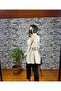 Striped Dora Jacket with Tie-Up Detail, Standard Size - 2