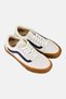 Kids Boy Skate Old Skoo Lace Up Skateboarding Shoes, Off White - 2