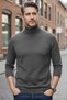 Men's Non-Pilling Throat Knitwear Sweater Fisherman Knitwear Sweater - 5