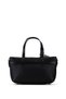 Women's Faux Leather Black Floter Arm Bag - 3