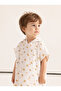 Underwater Patterned Hooded Muslin Baby Boy Poncho Gots 100% Cotton 1-5 Years - 4