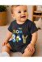 Baby Boy Handsome Boy Printed Cotton Fabric Short Sleeve Shorts Summer Set - 3