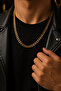 3.5 mm 100% Original Copper Gourmet Chain Necklace Men Women Shiny Chain - 3