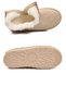 Beige Suede Sheepskin Girls' Boots Ugy F - 6