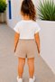 Girl's star embroidered t-shirt, shorts skirt (skort) 2-piece set - summer casual chic outfit - ages 2-5 - 3