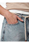 Indigo Women's Jean Shorts with Belt - 3