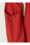 Trendlucky Contrast Color Oval Neck Tie Back Peplum Blouse - 7