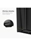 Hana 20L Kitchen Pedal Bin, Step Rubbish Bin with Built-In Wheels for Kitchen & Household Use (Black) - 7