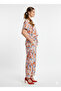 Abstract Print Stylish Linen Co-Ord Set | Modest Shirt & Palazzo Set | Plus Size S-3XL | - 2