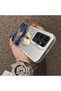 Samsung Galaxy S23 Ultra Compatible Silicone Edge Hard Back Case Couple Phone Case Tower Pattern - 4