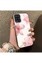 Samsung Galaxy M12 Compatible Silicone Edge Hard Back Case Couple Phone Case with Floral Pattern - 3