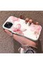 حافظة هاتف متوافقة مع هاتف iPhone 14 Plus مصنوعة من السيليكون وغطاء خلفي صلب بنمط زهور - 2