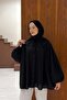 تونيك أسود بياقة بيليس