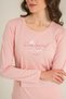 Most Wonderful Time of the Year Women's Pink Long Sleeve Pajama Set Pc9269-S-V2 - 3