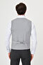 Straight Slim Fit Classic Men's Vest Gray - 40962.26Y - 4