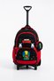 4-Piece School Bag Set with Trolley - Fixed Trolley Folding Stand (Backpack + Thermal Lunch Bag + Pen Holder + Wallet) - 3