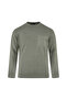 Green Regular Fit Crew Neck Sweatshirt
