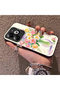 Tecno Spark 20 Compatible Silicone Edge Hard Back Case Couple Phone Case with Floral Pattern - 2