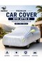 Waterproof UV Resistant Full Car Cover for BYD Atto 8 - All Weather Dustproof Sun Protection Outdoor Cover, Silver