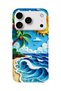iPhone 17 Pro Max Compatible Printed Transparent Phone Case |   Collection: Summer Beach Tropical