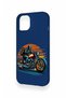 iPhone 15 Compatible Moto Rider Patterned Silicone Case - 4