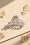 Heart Shaped Transparent Purple Hairpin Latch Clip Women's Accessory - 5