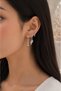 Leaf 3-Piece Combination Hoop Earring Set (Silver Color) - 2