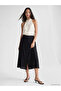 Esvab • Modern & Distinctive A-Line Skirt with Waist Drawstring