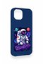 iPhone 15 Compatible Astronaut Dj Patterned Silicone Case - 3