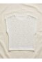 Premium Stone Detailed Ribbed Ottoman Blouse - 2