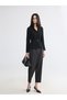 Lcw Everyday Black Polo Collar Women's Knitwear Cardigan - 2